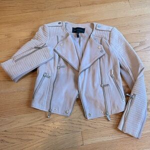 BCBG MAXAZRIA Real Suede Jacket